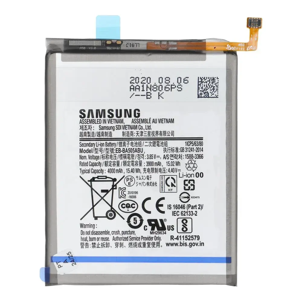ServicePack Battery EB-BA505ABE for SAMSUNG A50 A20 A30 GH82-19269A