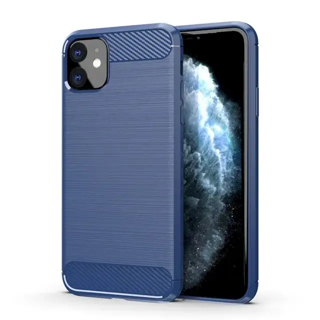 Fusion Trust Back Case Silicone Case For Samsung A715 Galaxy A71 Blue