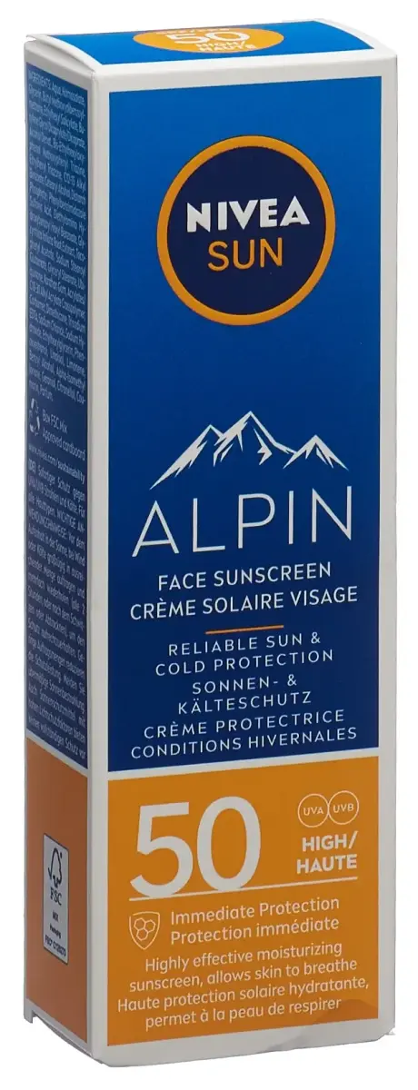 Nivea Alpin Sun Cream SPF 50 - 50 ml.