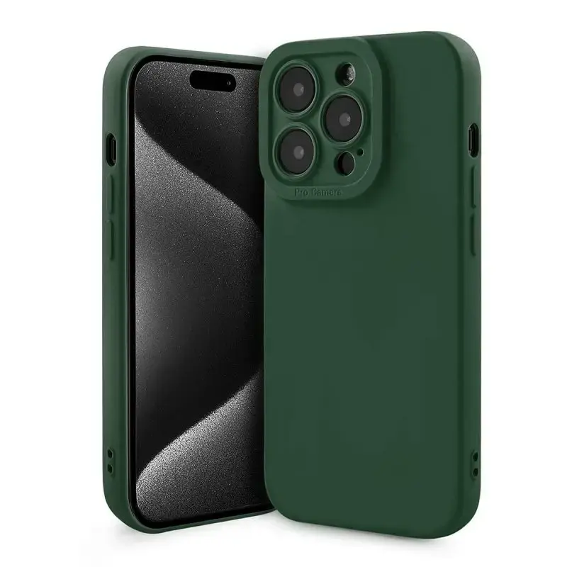 Fusion Softy izturīgs silikona aizsargapvalks Samsung A135 Galaxy A13 4G zaļš