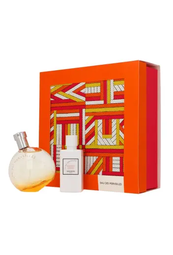 Set Hermes Eau Des Merveilles Edt 50ml + Body Lotion 40ml