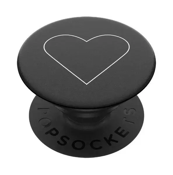 Popsockets 2 White Heart Black 800667 uchwyt i podstawka do telefonu - standard