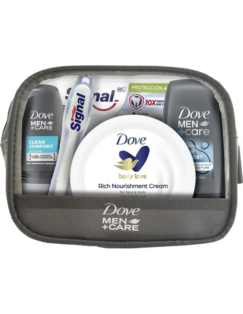 Dove Men`s Travel Toiletry Bag (Set