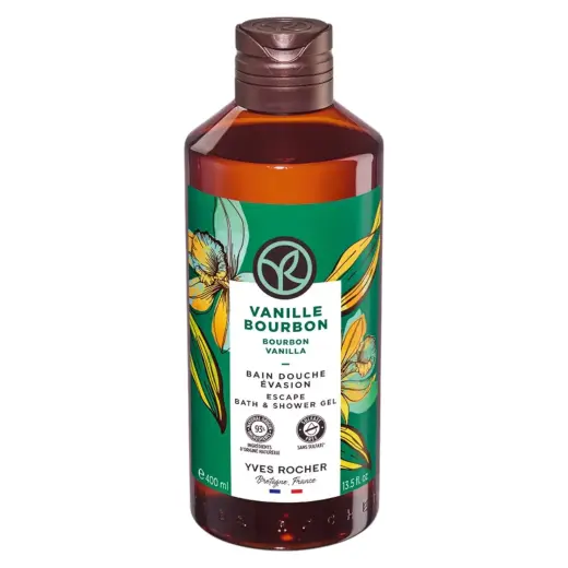 Yves Rocher, Vanille Bourbon, Cleansing, Shower Gel, All Skin Types, 400 ml
