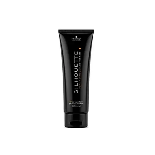 Take back control of your unruly hair. SchwarzkopfProfessional Silhouette Super Hold is an ultra-effective hair gel that allows you to fix your hair permanently and invisibly without gluing it, while also leaving a perfect shine.Features:invisible and long-lasting fixation for the hairprotects the natural structure of the hair without weighing it down and gluing itgives a perfect shine to the haireasy to comb out and wash offdoes not damage the hair structurewith moisture protectionComposition:f