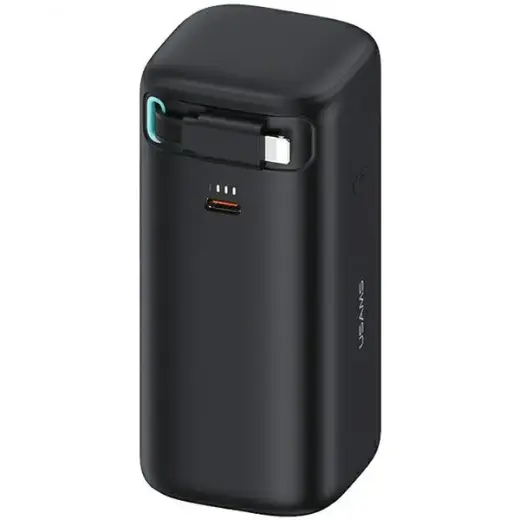 USAMS XMF Series ārējais akumulators (powerbank) | 18000 mAh | 45W | Lightning | melns