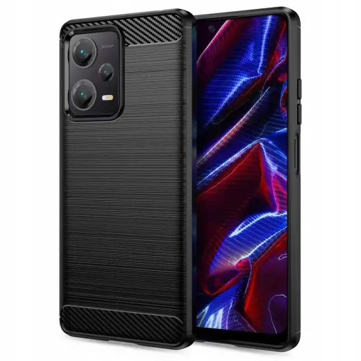 Tech-Protect TPUCarbon Case for Xiaomi Redmi Note 12 5G | Poco X5 5G - Black