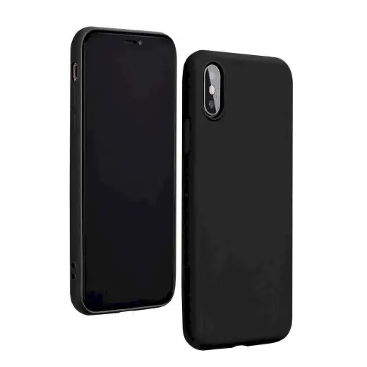 Fusion elegance fibre izturīgs silikona aizsargapvalks Xiaomi Mi 8 Pro melns