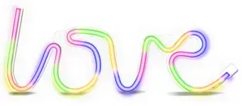 Led lampa SBS Feel The Love neon effect