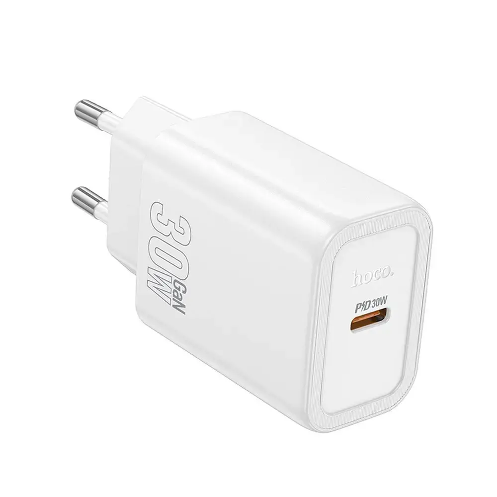HOCO N62 reisilaadija | 30W | PD, QC | USB-C | valge