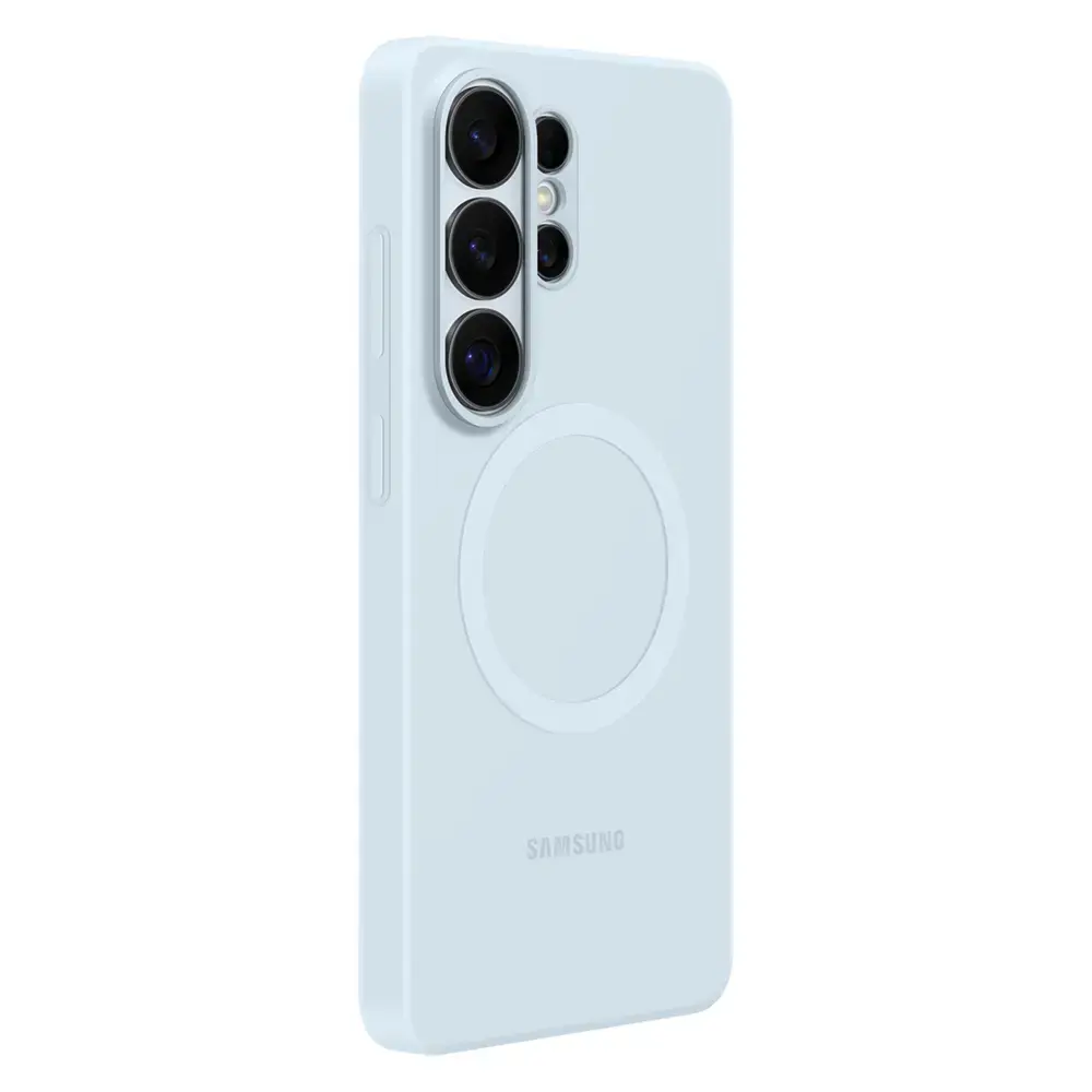 Samsung Silicone maciņš ar MagSafe atbalstu telefonam Samsung Galaxy S26 Ultra (S948) zils