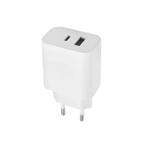 Maxlife MXTC-06 travel charger | 20W | PD, QC | USB-C, USB-A | white