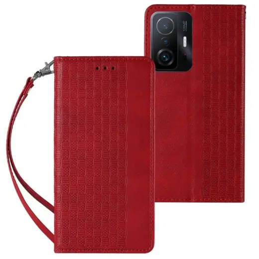 Fusion Magnet phone case with strap for Samsung Galaxy A13 5G (A136) | A04s (A047) red