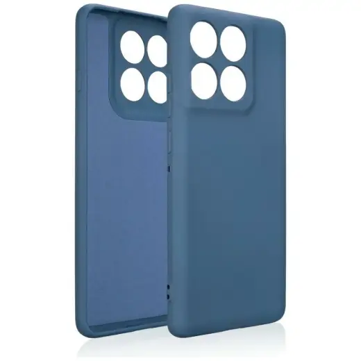 Etui Beline Silicone do Motorola Edge 60  Pro niebieski