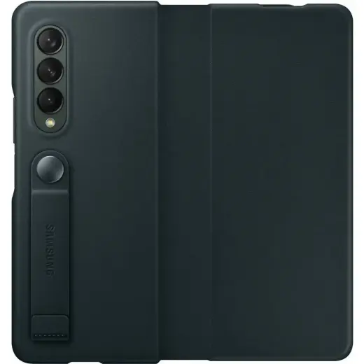 EF-FF926LGE Samsung Leather Flip Cover for Galaxy Z Fold 3 Green
