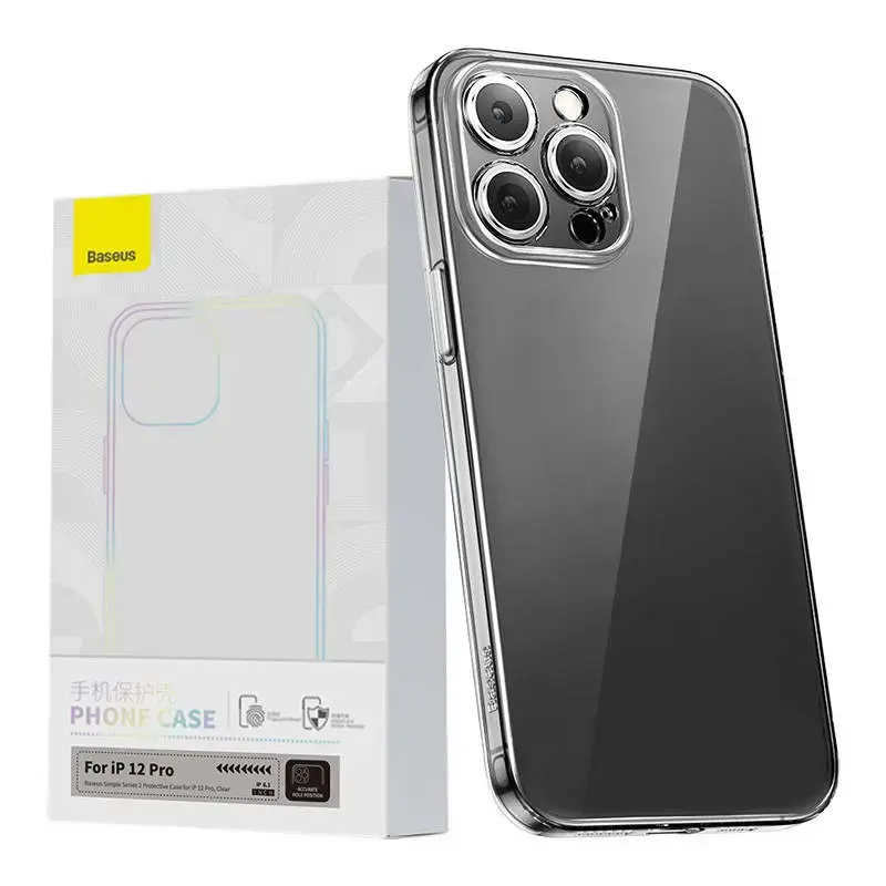 Caurspīdīgs maciņš Baseus Simple priekš iPhone 12 Pro
