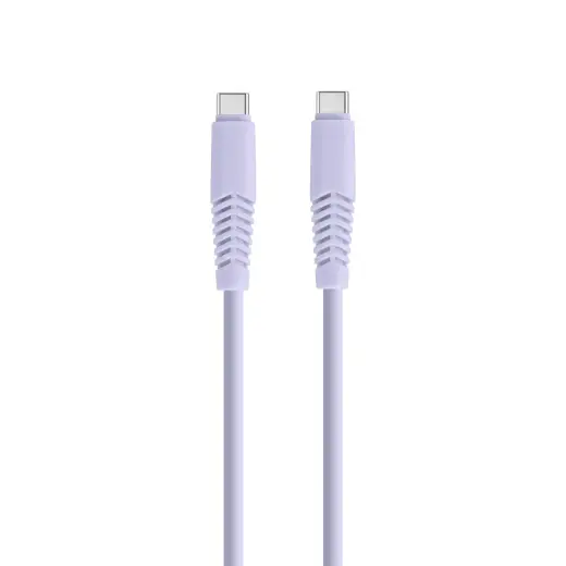 Setty KSC-C-1.529 data transfer and charging cable | USB-C to USB-C | 10.5W | 1.5m | purple