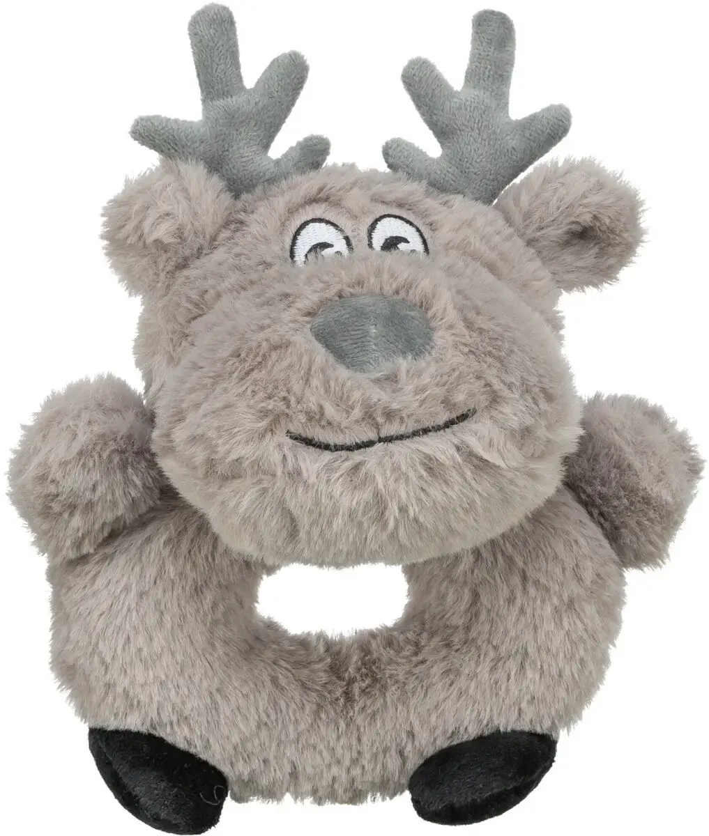 Plīša rotaļlieta - Trixie Xmas reindeer, plush, 24 cm