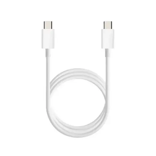 HD23 datu pārraides un uzlādes vads | USB-C uz USB-C | PD | 40W | 1m | balts