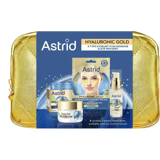 Astrid, Set Regalo Bellezza, Hyaluronic Gold Geschenkset (Set per La Cura Del Viso)