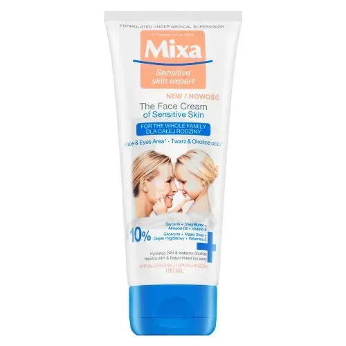 Mixa Moisturizing Cream For The Face And Eye Area 100 ml