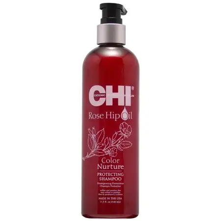 CHI Rose Hip Oil Color Nurture Protecting Shampoo 11.5 Oz