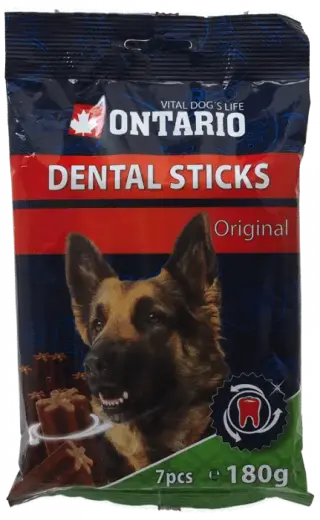 Gardums suņiem : Ontario Dental Stick Original, 180 g