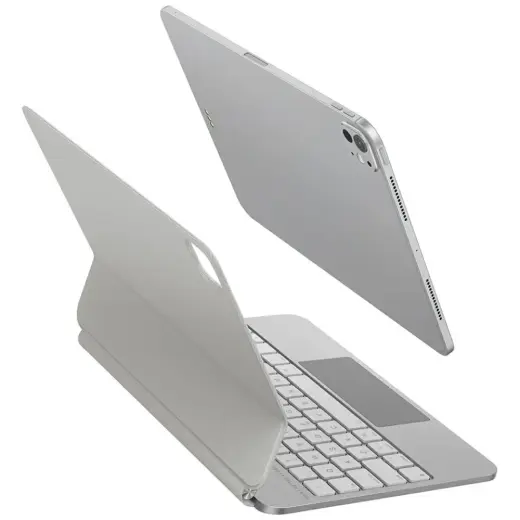 Case UNIQ Venno Pro Magnetic Smart with keyboard for iPad Pro 11" M4 (2024) white