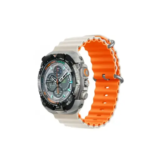 Devia Deluxe Sport6 ремешок для умных часов Apple Watch (38/40/41 mm) | силиконовый | бежевый/оранжевый