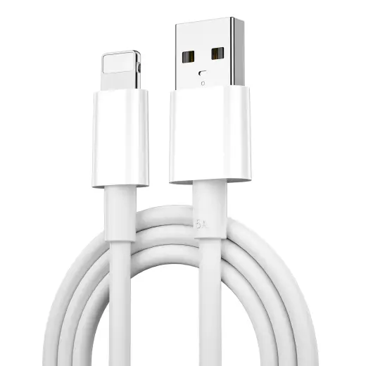 WIWU C006 andmeedastus- ja laadimiskaabel | USB-A kuni Lightning | 12W | 1.2m | valge
