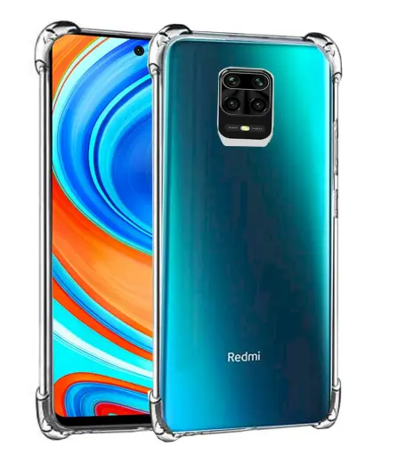 Fusion Anti Shock 0.5 mm Silicone Case For Xiaomi Redmi Note 9S | Note 9 Pro | Note 9 Pro Max Transparent