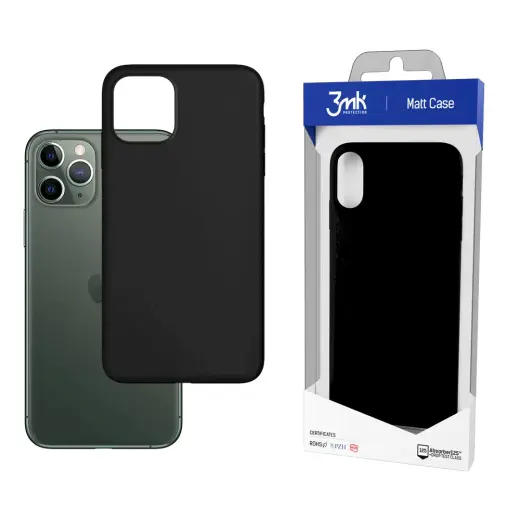 3mk Matt phone case for iPhone 12 | iPhone 12 Pro black