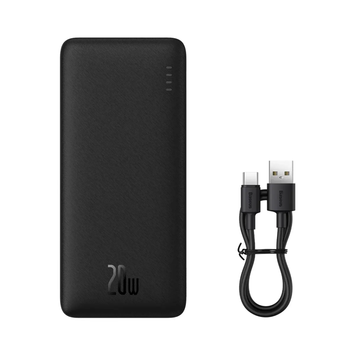 Baseus Airpow Fast Charge ārējais akumulators (powerbank) | 30 000 mAh | 20W | PD, QC | USB-C, USB-A | melns