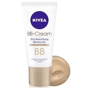 Nivea BB Cream SPF 10 5in1 - 5 in 1 Beauty Moisturizer 50 Ml Darker Skin Tones