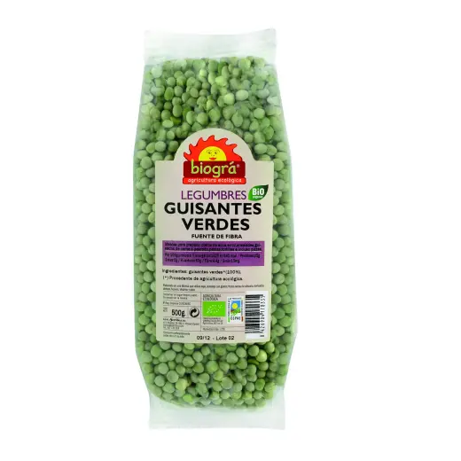 Biográ Guisantes Verdes 500g Biogra Bio