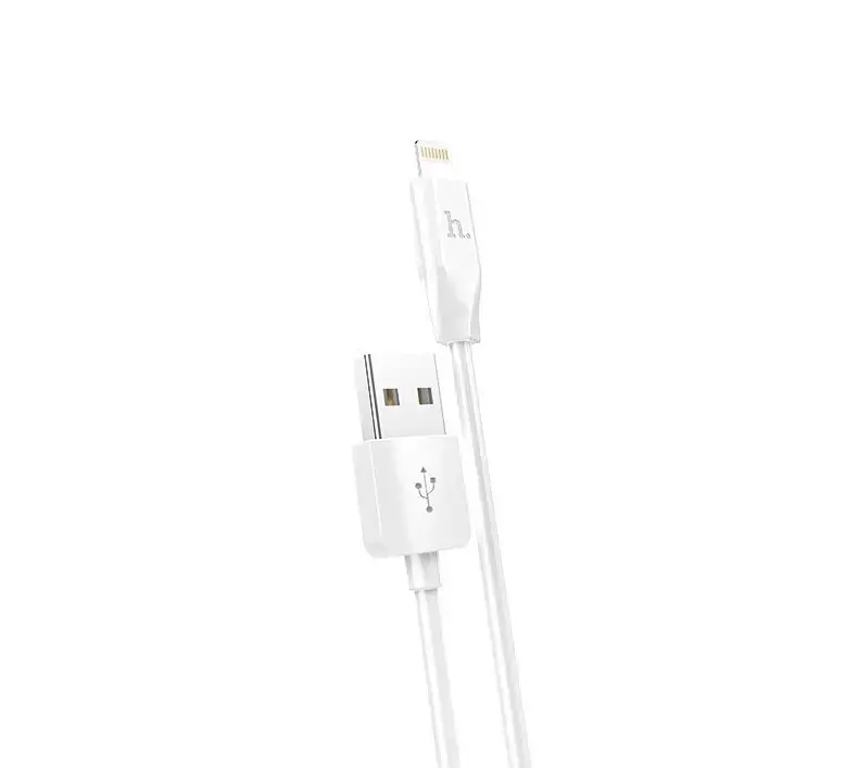 Hoco X1 datu pārraides un uzlādes vads | USB-A uz Lightning | 10.5W | 2m | balts