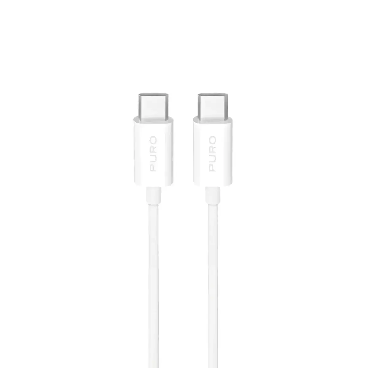 Puro PUCCC25W3MTWHI datu pārraides un uzlādes vads | USB-C uz USB-C | 25W | 3m | balts