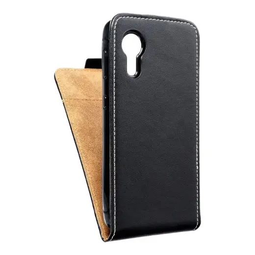 SLIM FLEXI FRESH knyginio tipo telefono dėklas Samsung Galaxy Xcover 5 (G525) juodas