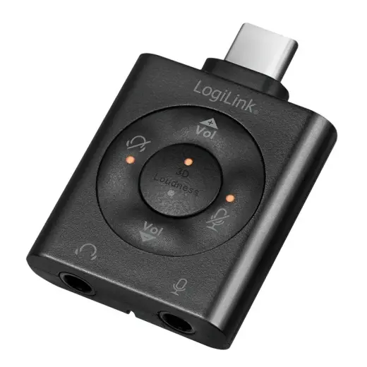 USB3.2 audio adapter USB -C|M to 2x3.5mm|F 7.1