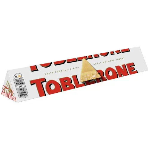 Baltā šokolāde TOBLERONE, 100 g