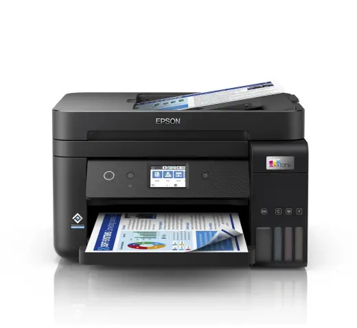 Epson EcoTank ET-4850 Tintenstrahl-Multifunktionsdrucker (A4  Drucken  Kopieren  Scannen  Fax  Tintentanksystem  USB)