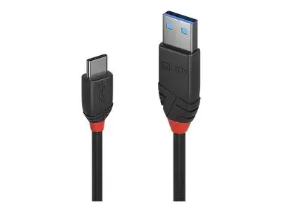 Lindy Black Line - USB-C cable - 24 pin USB-C to USB Type A - 1.5 m