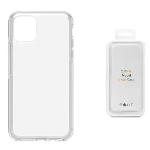 Reals case clear 2 mm silikona aizsargapvalks Apple iPhone 7 | 8 | SE 2020 caurspīdīgs (EU Blister)
