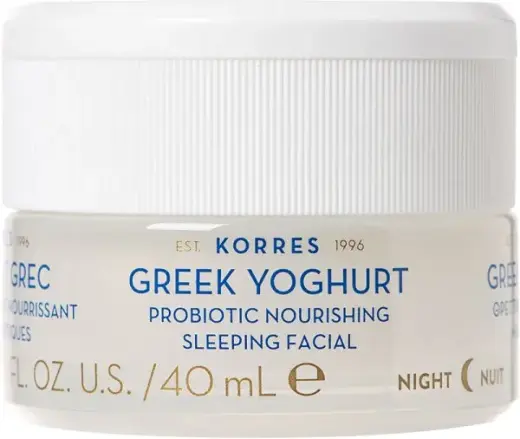 Korres Greek Yoghurt Probiotic Quench Facial in Clear