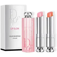 Addict Lip Glow Color Reviver Duo - Lip Balm Gift Set.