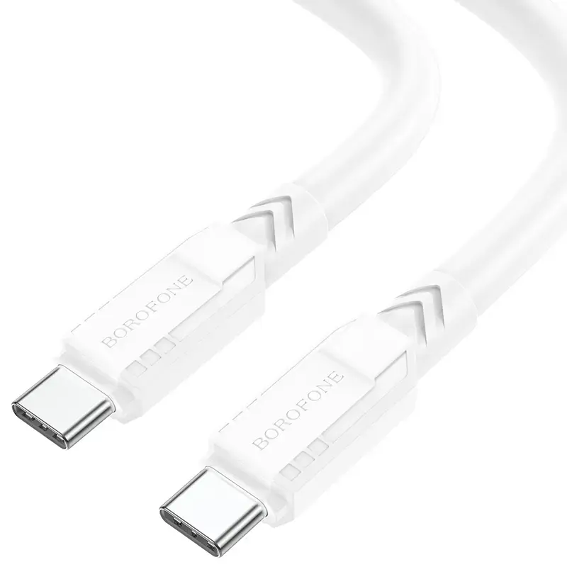 Borofone Cable BX81 Goodway - Type C to Type C - PD 60W 3A 1 metre white