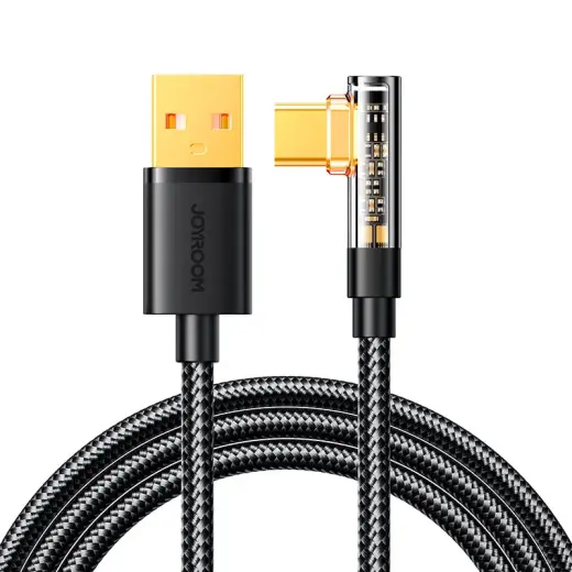Joyroom S-UC027A6 datu pārraides un uzlādes vads | USB-A uz USB-C | 15W | 1.2m | melns