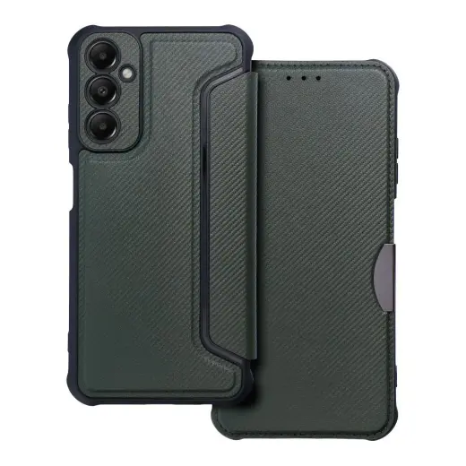 Razor raamatutüüpi telefoni ümbris Samsung Galaxy A05s (A057) roheline
