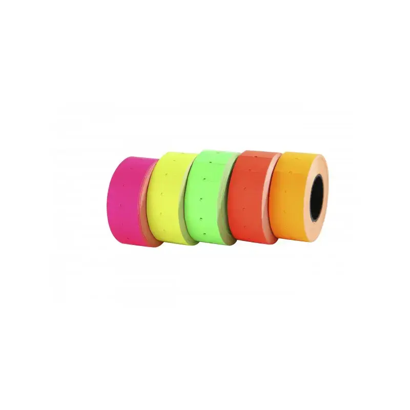 Marķēšanas pistoļu uzlīmes kvadrātiņi 21x12 mm, 5 gab., dzelteni