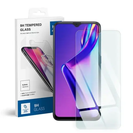 Tempered glass to Oppo A12 Blue Star